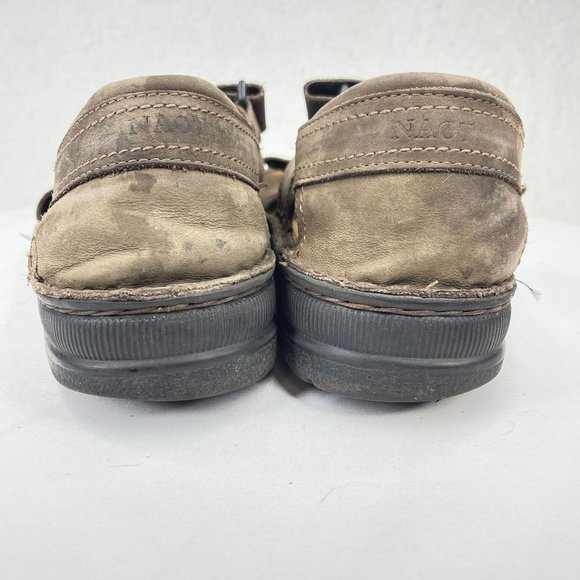 NOAT Mens Martin 45 US 11.5/12 Suede Adjustable Velcro Strap Orthotic Sandals - Picture 4 of 10